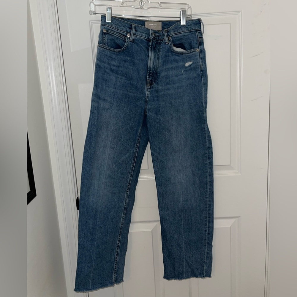 Everlane High Rise Blue Jeans